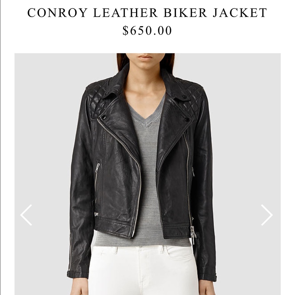 Conroy Leather All Saints Jacket✨